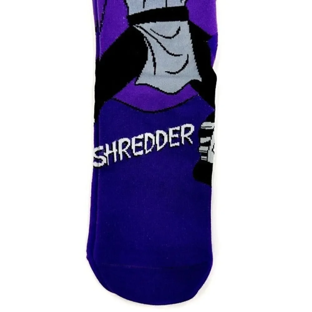 Odd Sox Shredder TMNT Teenage Mutant Ninja Turtles Crew Socks Large